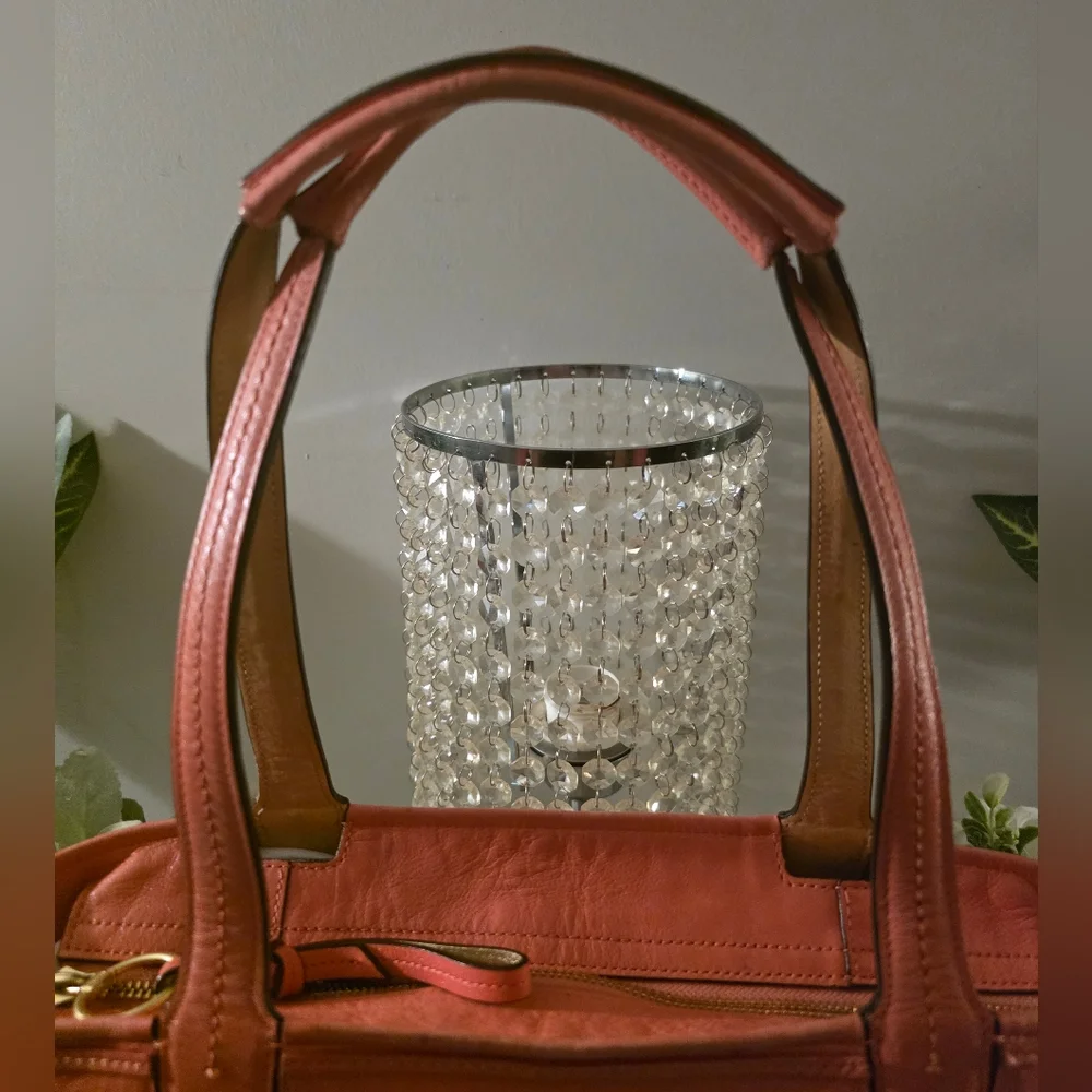 Coach Pink and Cream Signature Tote - Picture 5 of 12